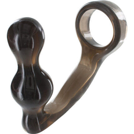 MANPOWER PLUG CON ANILLO PARA EL PENE GRIS - 001