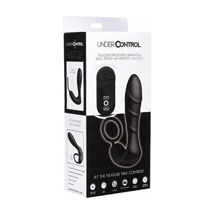 MASAJEADOR DE PROSTATA CONTROL REMOTO NEGRO - 002