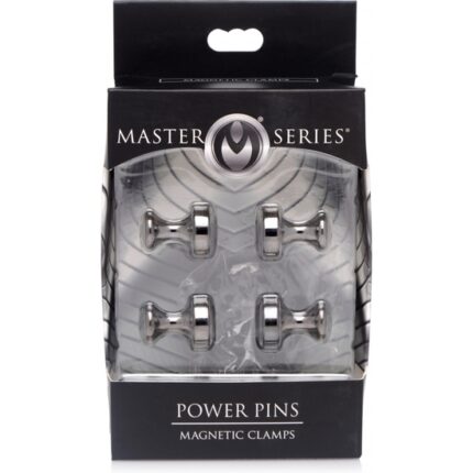 MASTER SERIES - PINZAS CON IMAN - NEGRO - 002