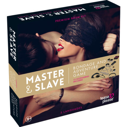 MASTER SLAVE KIT BDSM PARA PAREJAS BEIGE - 001