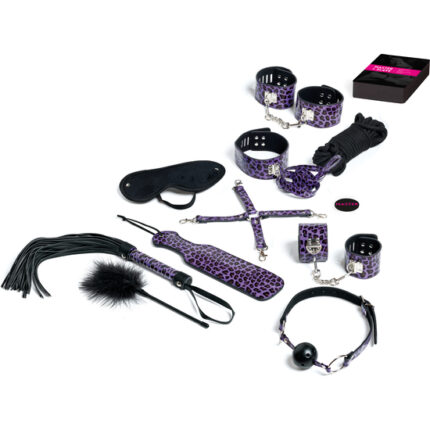 MASTER SLAVE KIT BDSM PARA PAREJAS MORADO - 002