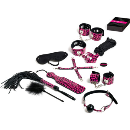 MASTER SLAVE KIT BDSM PARA PAREJAS ROSA - 002