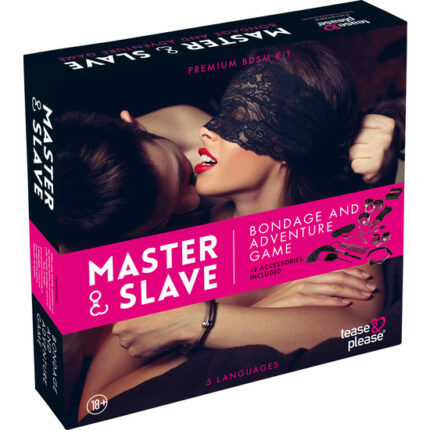 MASTER SLAVE KIT BDSM PARA PAREJAS ROSA - 001