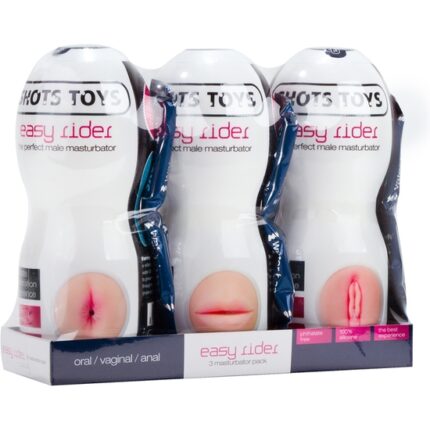 MASTURBADOR MASCULINO PACK DE 3 BOCA
