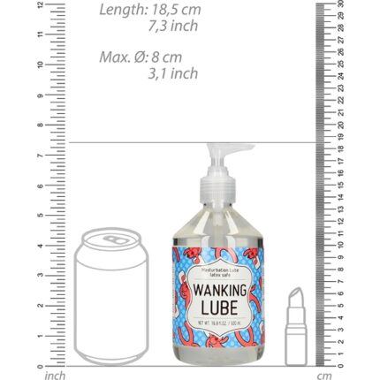 MASTURBATION LUBE - LUBRICANTE WANKING  - 500 ML - 002