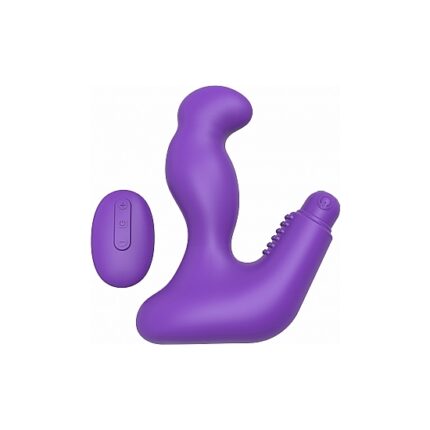 MAX 20 MASAJEADOR DILDO UNISEX CON CONTROL REMOTO MORADO - 001