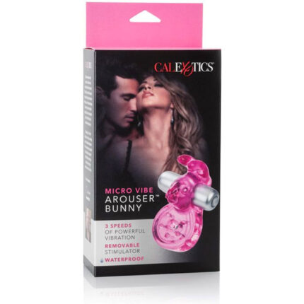 MICRO VIBE AROUSER BUNNY - ANILLO VIBRADOR ROSA - 002