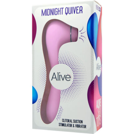MIDNIGHT QUIVER ESTIMULADOR DE CLÍTORIS CON VIBRACIÓN - ROSA - 002