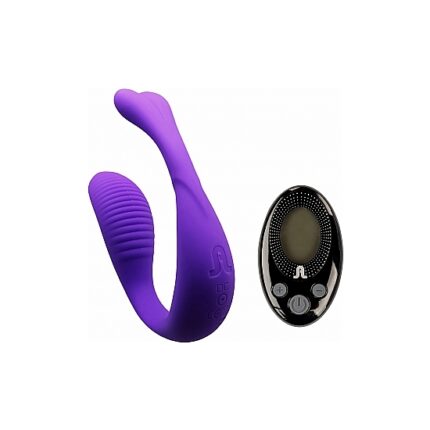 MINI ROMEO VIBRADOR MANOS LIBRES CON MANDO - MORADO - 001