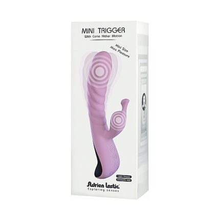 MINI TRIGGER VIBRADOR SILICONA - ROSA - 002