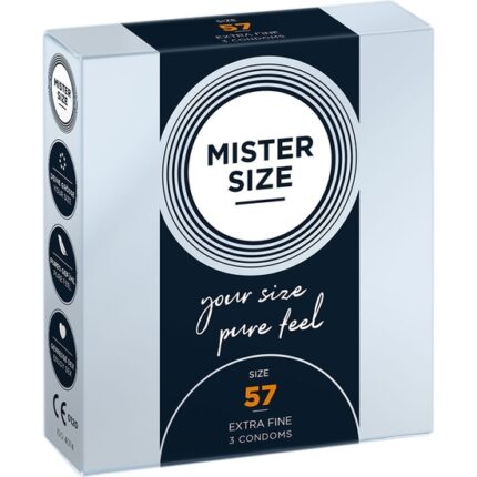 MISTER SIZE 57 (3 PACK) - NATURAL 57 CM - 001