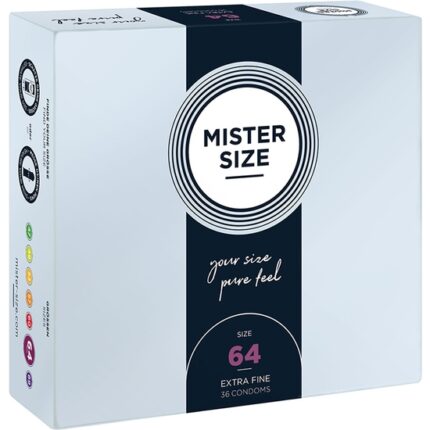 MISTER SIZE 64MM - PACK DE 36 PRESERVATIVOS - 001