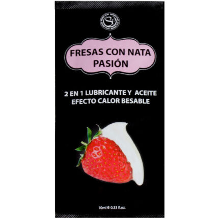 MONODOSIS LUBRICANTE FRESAS CON NATA -10ML - 001