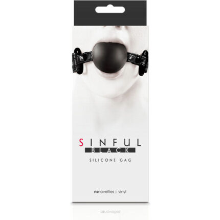 MORDAZA - SOFT SILICONE GAG - NEGRO - 002