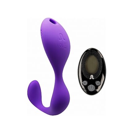 MR. HOOK VIBRADOR MANOS LIBRES CON MANDO - MORADO - 001