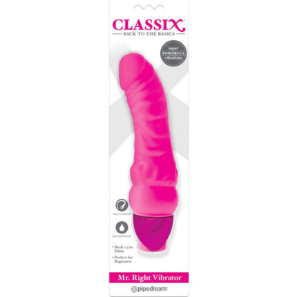 MR. RIGHT VIBRADOR - ROSA - 002