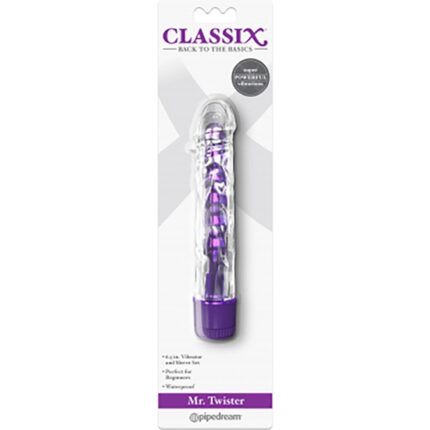 MR. TWISTER METALLIC VIBRADOR CON FUNDA - MORADO - 002
