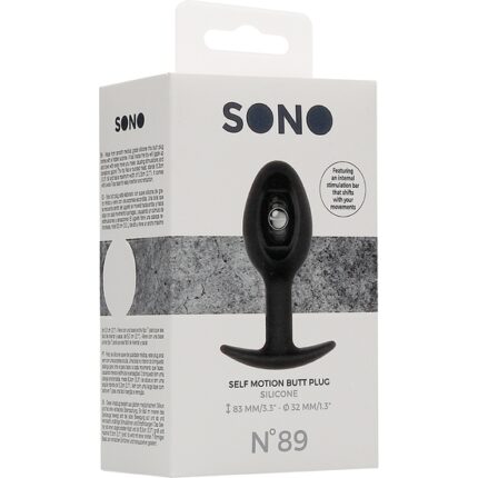 N0. 89 - PLUG CON BOLA INTERNA - NEGRO - 002
