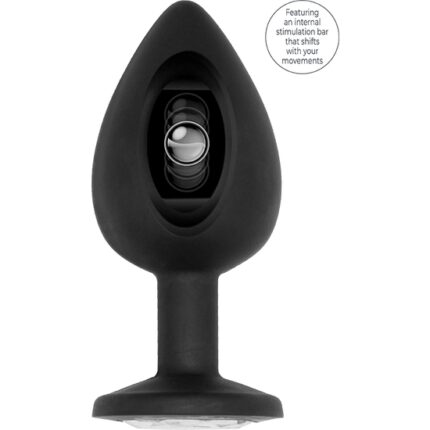N0. 91 - PLUG CON BOLA INTERNA - NEGRO - 001