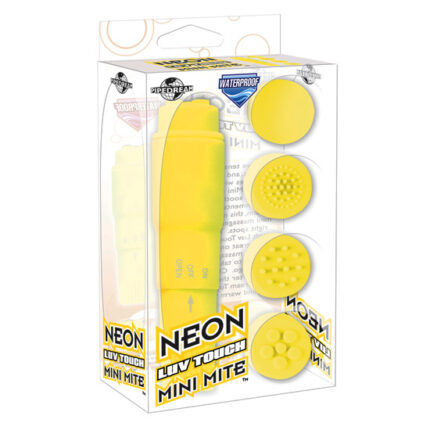 NEON LUV TOUCH MINI MASAJEADOR AMARILLO - 002