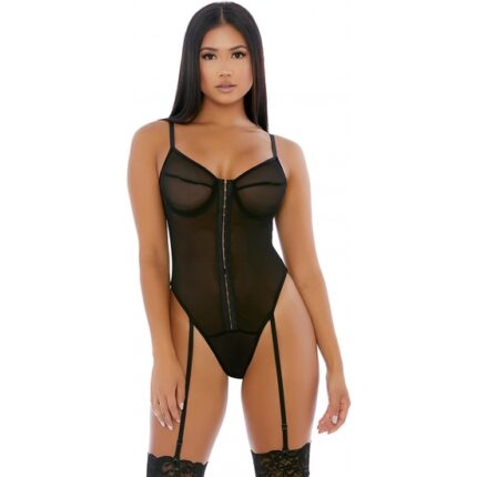 NIGHTLY HOOK UP TEDDY BODY NEGRO - 001