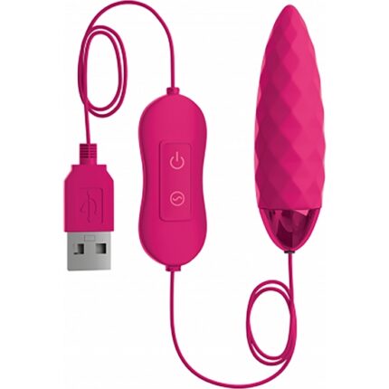 OMG! BULLETS - BALA VIBRANTE DIVETIDA - USB - FUCSIA - 001