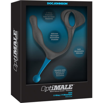 OPTIMALE DUO MASAJEADOR PRÓSTATA GRIS - 002