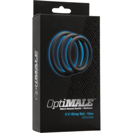 OPTIMALE PACK DE 3 ANILLOS GRUESO PARA EL PENE - 002