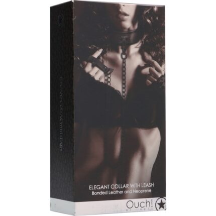 OUCH - COLLAR CON CADENA ELEGANCE - TITANIUM - 002