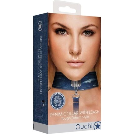 OUCH! COLLAR CORREA - AZUL - 002