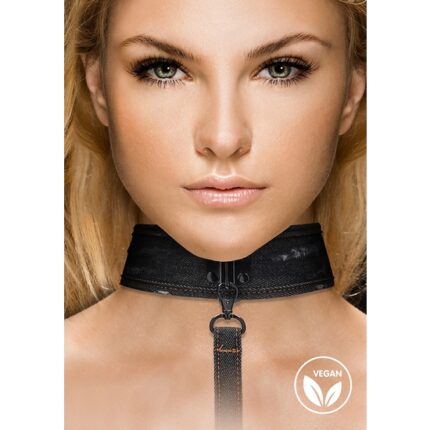 OUCH! COLLAR CORREA - NEGRO - 001