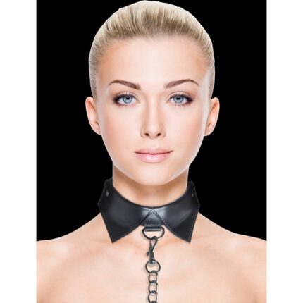 OUCH COLLAR Y CORREA EXCLUSIVE NEGRO - 001