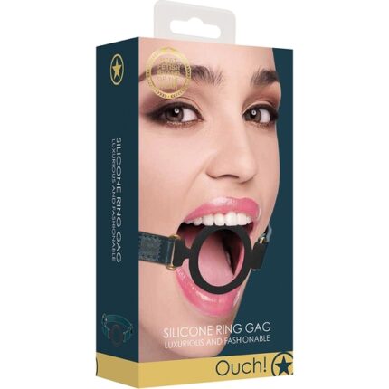 OUCH HALO - SILICONE RING GAG - VERDE - 002