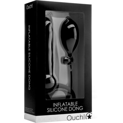 OUCH INFLABLE DE SILICONA NEGRO - 002