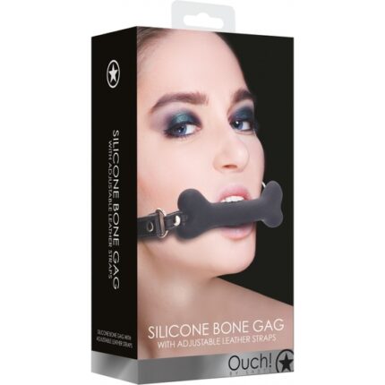 OUCH! MORDAZA CON HUESO - NEGRO - 002