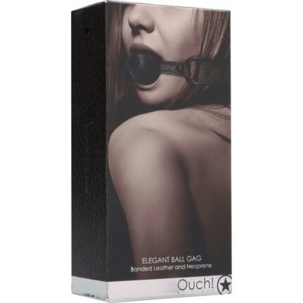 OUCH - MORDAZA ELEGANCE - TITANIUM - 002