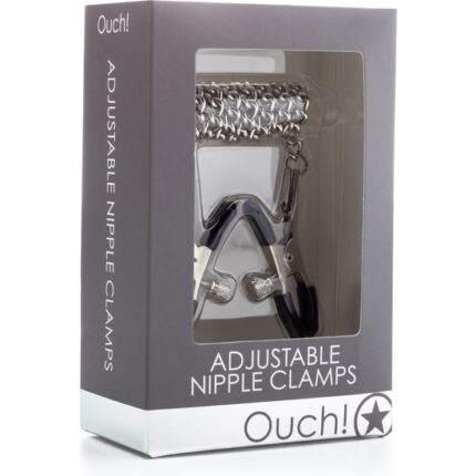 OUCH PINZAS AJUSTABLES PARA PEZONES METAL - 002