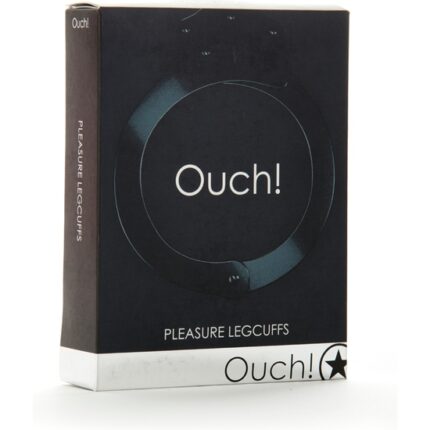 OUCH PLEASURE ESPOSAS PARA TOBILLOS NEGRAS - 002