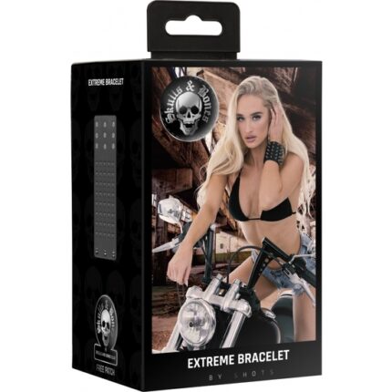 OUCH! SKULLS AND BONES BRAZALETE EXTREME - NEGRO - 002