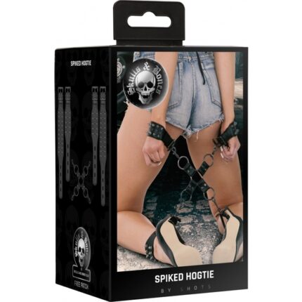 OUCH! SKULLS AND BONES - ESPOSAS DE CUERO - NEGRO - 002