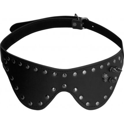 OUCH! SKULLS AND BONES MÁSCARA BONDAGE OPACA - NEGRO - 001