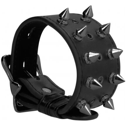 OUCH! SKULLS AND BONES. PULSERA CON PUAS NEGRA - 001