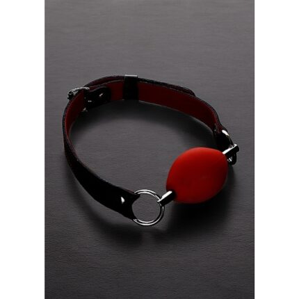 OVAL MORDAZA TRANSPIRABLE ROJO - 001