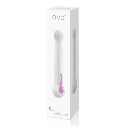 OVO F2 VIBRADOR BLANCO/ROSA - 002