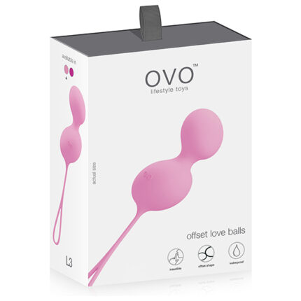 OVO L3 BOLA LOVE - ROSA - 002