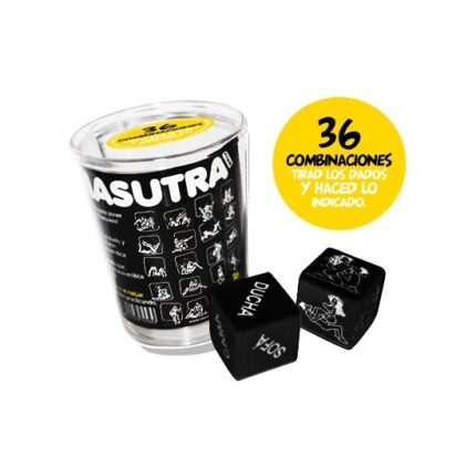 PACK 2 JUEGOS 2 DADOS CUBILETE KAMASUTRA - 001