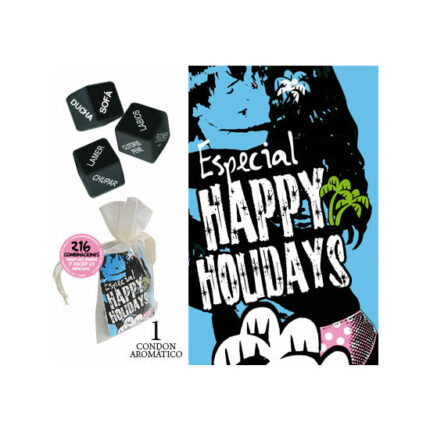 PACK BOLSA ORGANZA HAPPY HOLIDAYS - 001