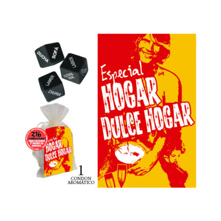 PACK DADOS BOLSA ORGANZA HOGAR DULCE HOGAR - 001