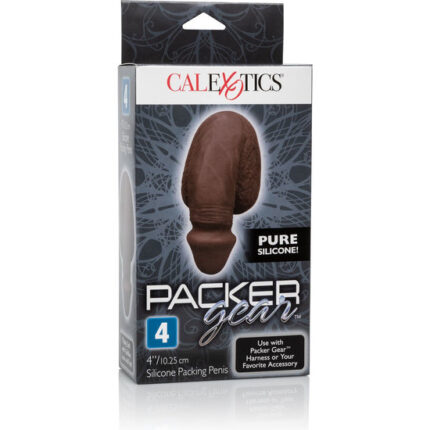 PACKING PENIS - PENE DE SILICONA 10CM - NEGRO - 002