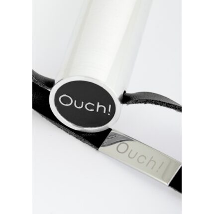 PALETA BDSM DE CUERO RECTANGULAR CON GAP - NEGRO - 002